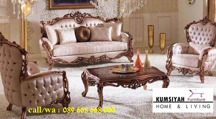 Jual Kursi Sofa Jati Klasik Desain Minimalis