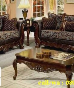 Jual Kursi Sofa Jati Klasik Desain Minimalis