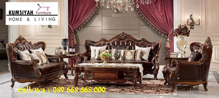 Jual Kursi Sofa Jati Klasik Desain Minimalis