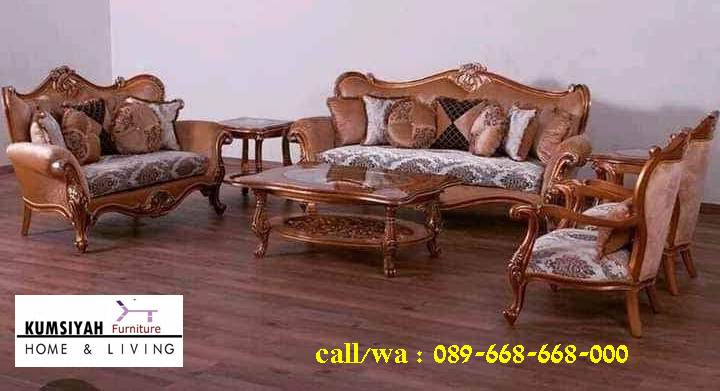 Jual Sofa Kayu Ukir Termewah Modern Mewah