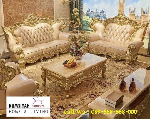 Jual Sofa Kayu Ukir Termewah Modern Mewah