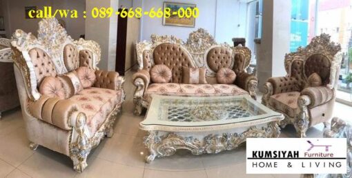 Jual Sofa Kayu Ukir Termewah Modern Mewah