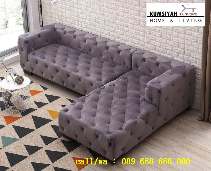 Sofa Sudut Mewah Minimalis Terbaru