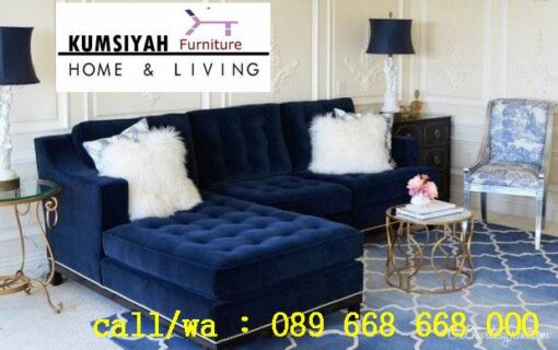 Sofa Sudut Mewah Minimalis Terbaru