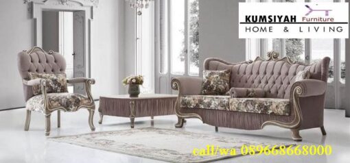 Jual Sofa Tamu Klasik Bentuk Terbaru Terjangkau