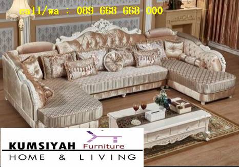 Sofa Sudut Mewah Minimalis Terbaru