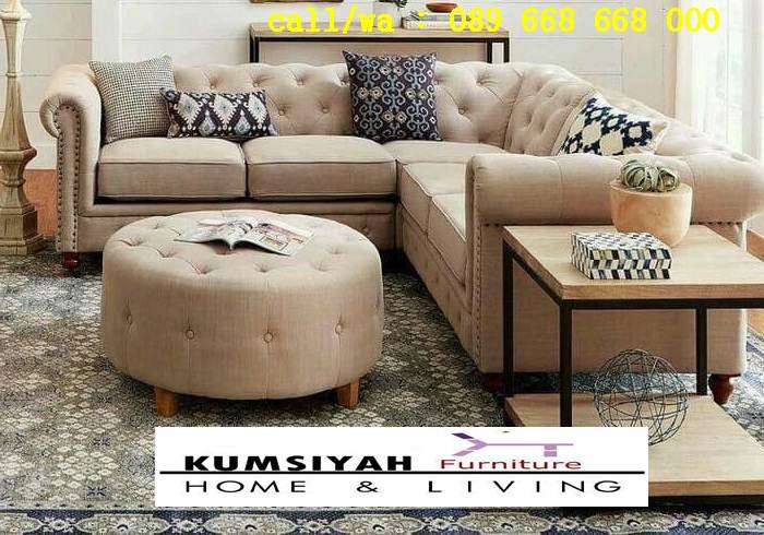 Sofa Sudut Mewah Minimalis Terbaru