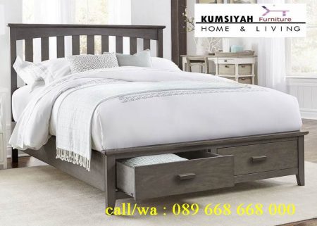 Jual Tempat Tidur Laci Jepara Bentuk Modern Harga Terjangkau