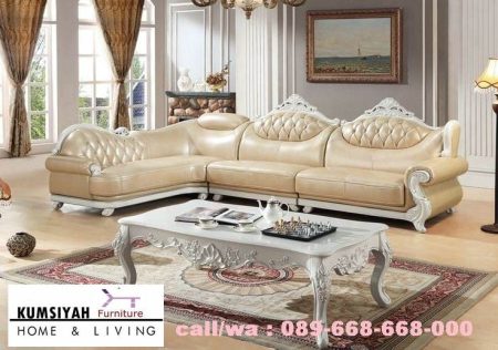 Jual Sofa L Mewah Luxury Klasik Termurah