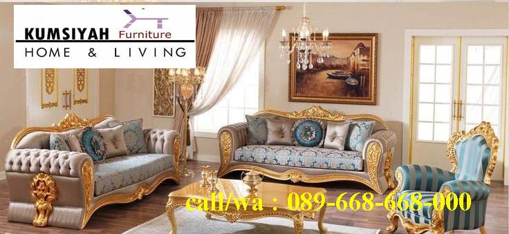 Sofa Mewah Warna Gold Cat Duco Harga Murah