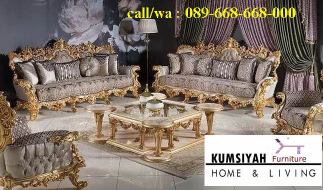 Sofa Mewah Warna Gold Cat Duco Harga Murah