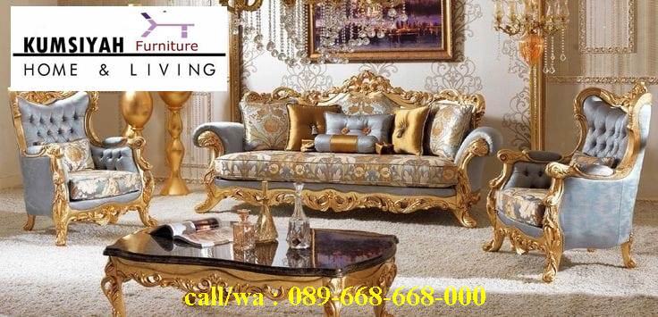 Sofa Mewah Warna Gold Cat Duco Harga Murah