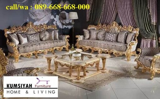 Sofa Mewah Warna Gold Cat Duco Harga Murah