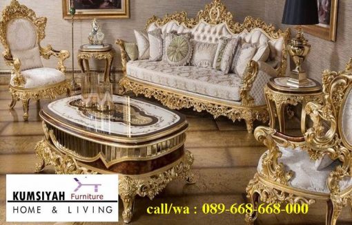 Sofa Mewah Warna Gold Cat Duco Harga Murah