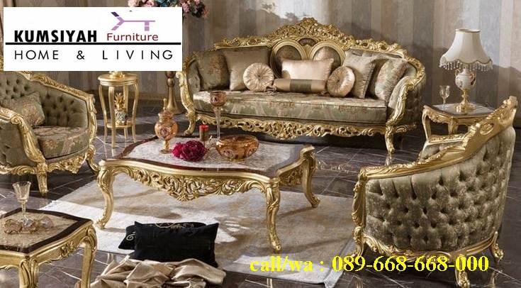 Sofa Mewah Warna Gold Cat Duco Harga Murah