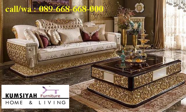 Sofa Mewah Warna Gold Cat Duco Harga Murah