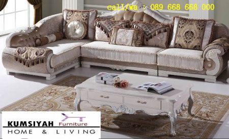 Jual Sofa L Mewah Luxury Klasik Termurah