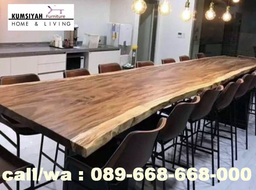 Jual Meja Makan Trembesi Palembang Desain Minimalis