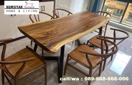 Jual Meja Makan Trembesi Palembang Desain Minimalis