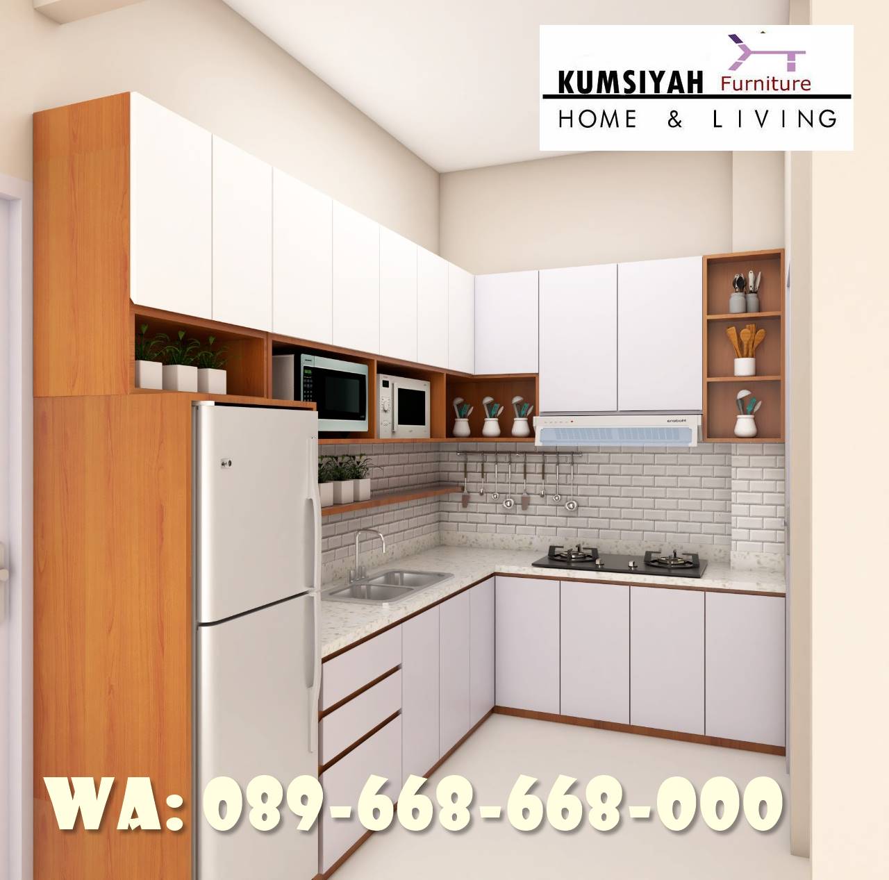 Jual Kitchen Set Palembang Desain Terbaru Harga Murah