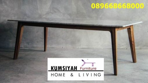 Jual Kaki Meja Makan Marmer Jakarta Desain Minimalis Unik