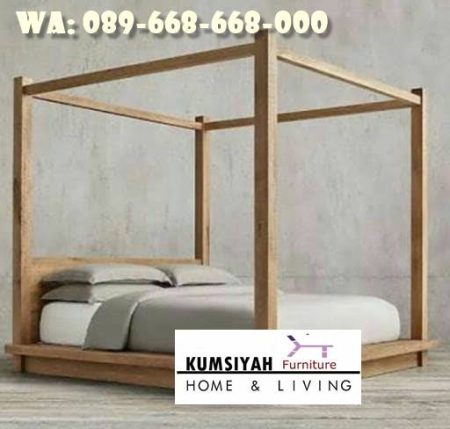 Jual Tempat Tidur Kanopi Minimalis Harga Murah Cantik