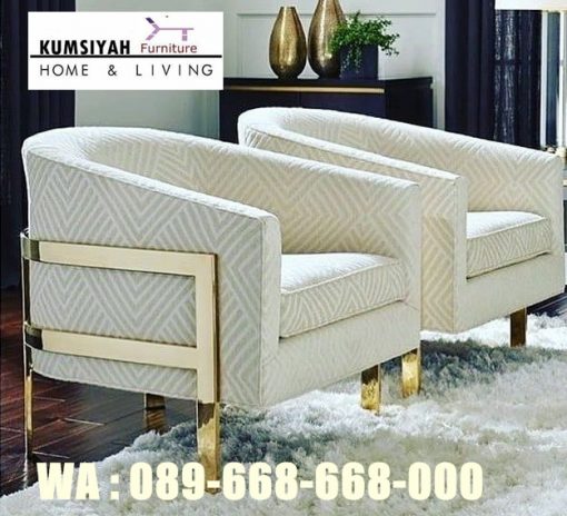 Jual Sofa Tamu Stainless Gold Harga Terjangkau