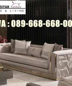 Jual Sofa Tamu Stainless Gold Harga Terjangkau