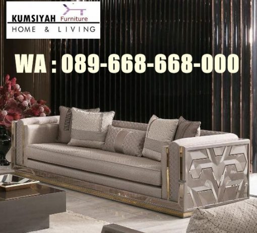 Jual Sofa Tamu Stainless Gold Harga Terjangkau