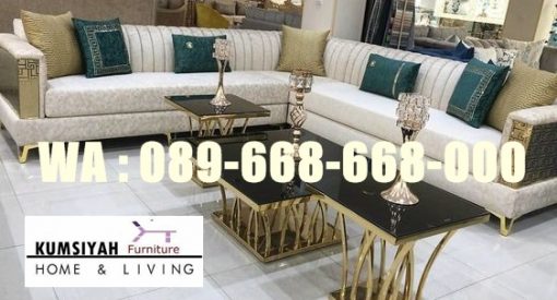 Jual Sofa Tamu Stainless Gold Harga Terjangkau