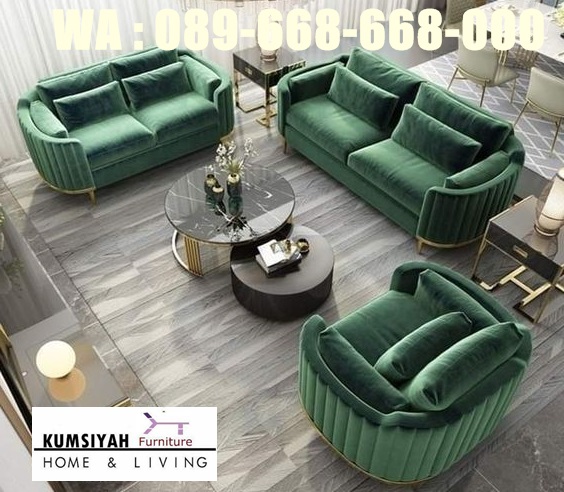 Jual Sofa Tamu Stainless Gold Harga Terjangkau