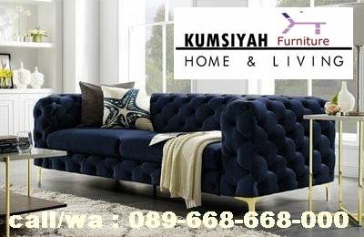 Jual Sofa Kaki Stainless Mewah Desain Terbaru Dengan Harga Murah