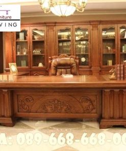 Jual Meja Kantor Direktur Kayu Bandung Terbaru Mewah