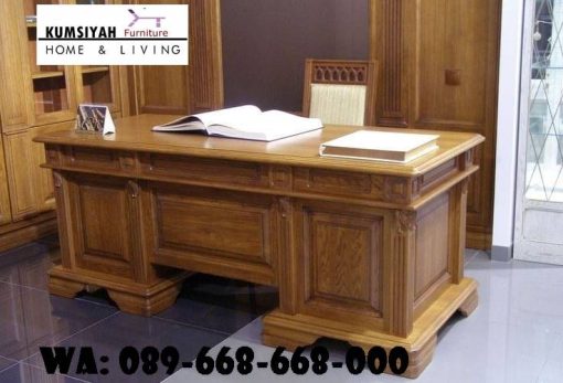 Jual Meja Kantor Direktur Kayu Bandung Terbaru Mewah