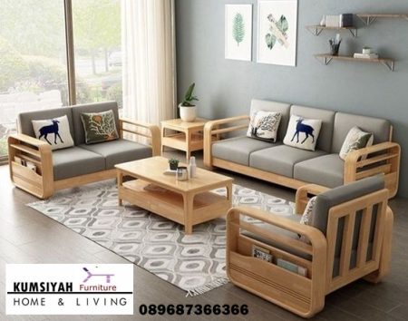 Kursi Tamu Minimalis Desain Simple Kayu Jati