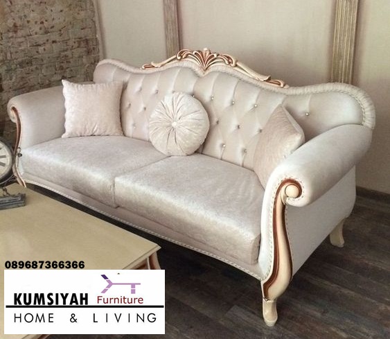 Sofa Tamu Modern Kualitas Terbaik Mewah Menawan Model Klasik