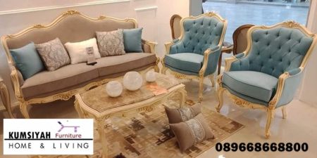 Sofa Tamu Mewah Minimalis Desain Modern Kekinian Surabaya