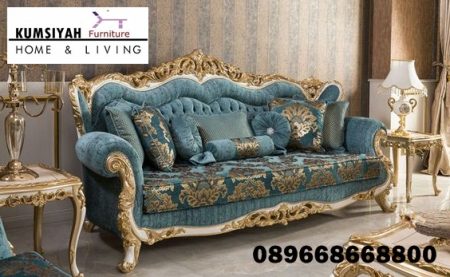 Kursi Sofa Tamu Mewah Modern Desain Elegan Menawan Paling Popular Karawang