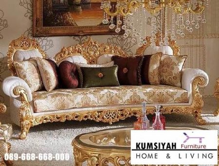 Sofa Tamu Klasik Mewah Elegan Desain Paling Unik Tangerang