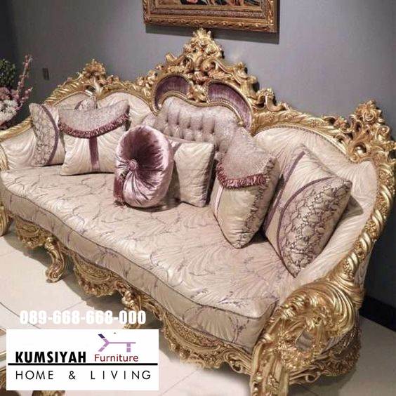 Sofa Tamu Klasik Mewah Elegan Desain Paling Unik Tangerang