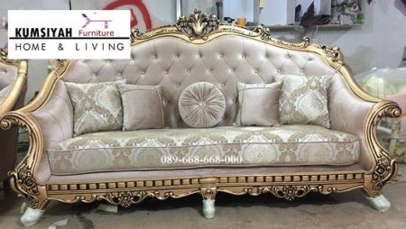 Kursi Sofa Tamu Mewah Elegan Desain Klasik Paling Laris Surabaya