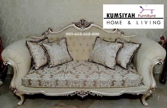 Kursi Sofa Tamu Mewah Elegan Desain Klasik Paling Laris Surabaya