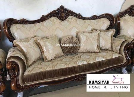 Kursi Sofa Tamu Mewah Desain Unik Klasik Mewah Elegan Kualitas Paling Bagus