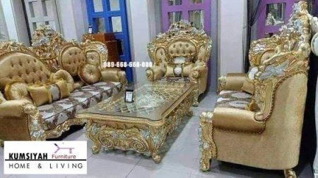 Kursi Sofa Mewah Desain Ukiran Klasik Unik Paling Popular Tangerang