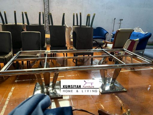 Kaki Meja Stainless Persegi Panjang Glossy Kualitas Terbaik Baru