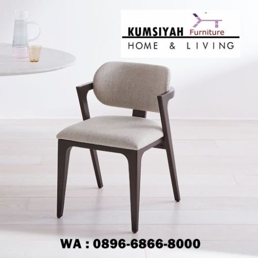 Jual Kursi Cafe Kayu Jati Azalea Desain Jok Grey Surabaya