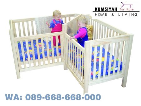 harga tempat tidur bayi solo model lipat kayu jati