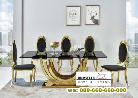 Meja Makan Stainless