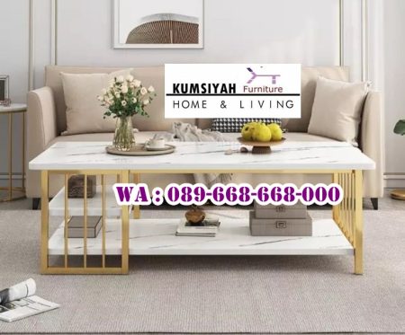 Coffe Table Marmer Elegan Kota Trenggalek