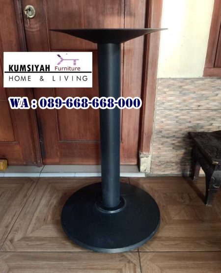 Kaki Meja Besi Bulat